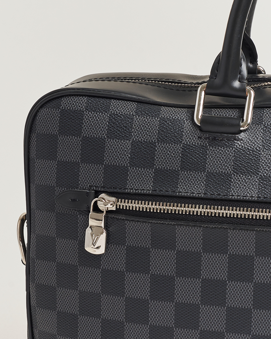 Herren | Louis Vuitton Pre-Owned Porte Document Business Damier Graphite | Louis Vuitton Pre-Owned | Porte Document Business Damier Graphite
