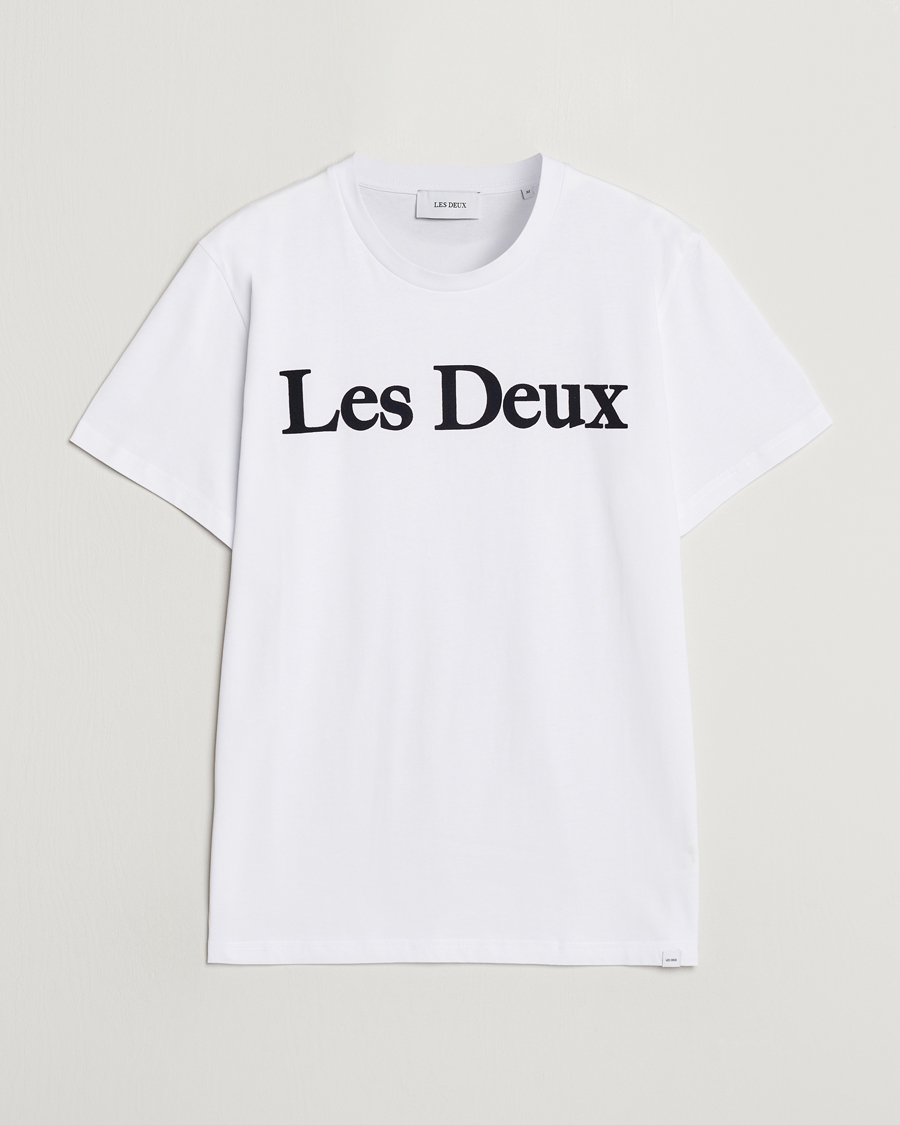 Herren | T-Shirts | LES DEUX | Charles Logo T-Shirt Wihte