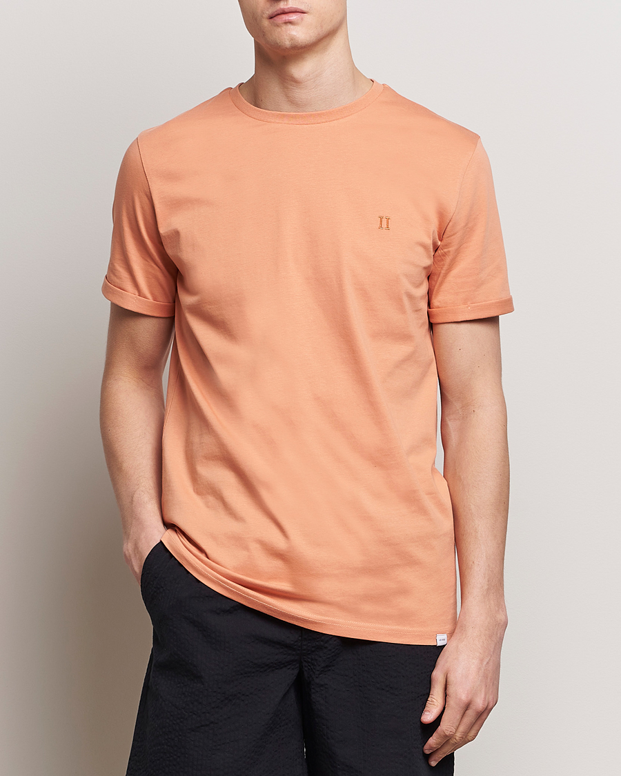 Herren | T-Shirts | LES DEUX | Nørregaard Cotton T-Shirt Baked Papaya Orange