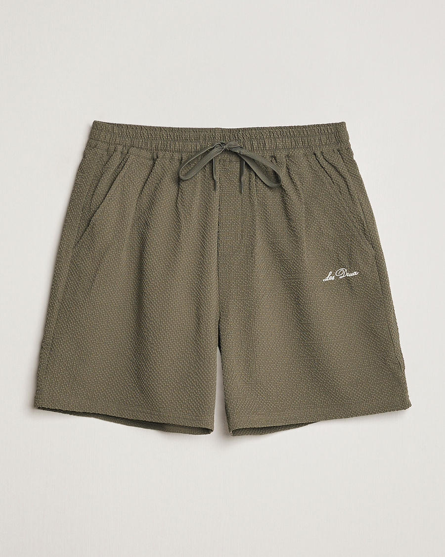 Herren | Badehosen | LES DEUX | Stan Seersucker Swim Shorts Bungee Cord