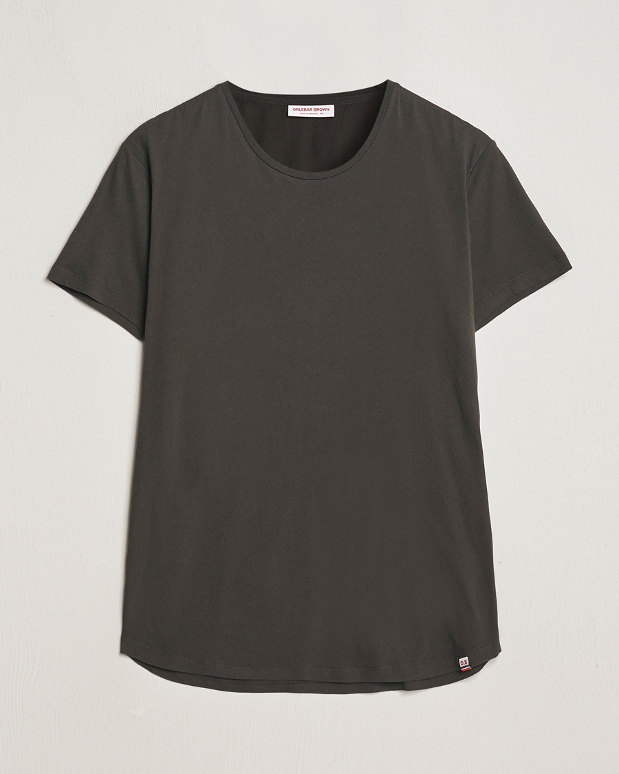 Herren | T-Shirts | Orlebar Brown | OB Crew Neck Tee Smoked Tea