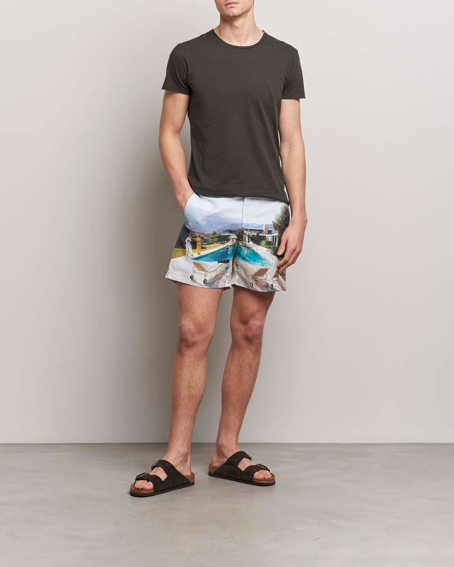 Herren | T-Shirts | Orlebar Brown | OB Crew Neck Tee Smoked Tea