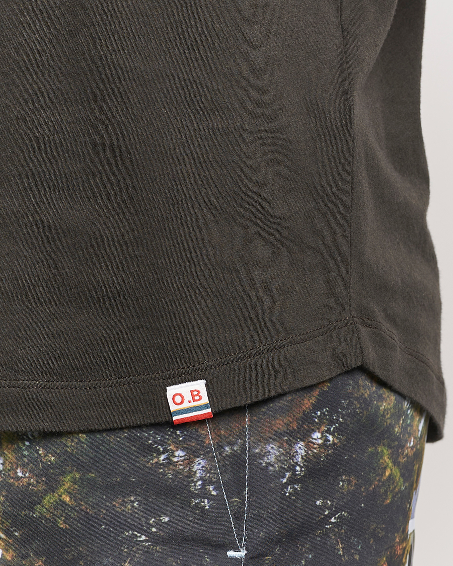 Herren | T-Shirts | Orlebar Brown | OB Crew Neck Tee Smoked Tea