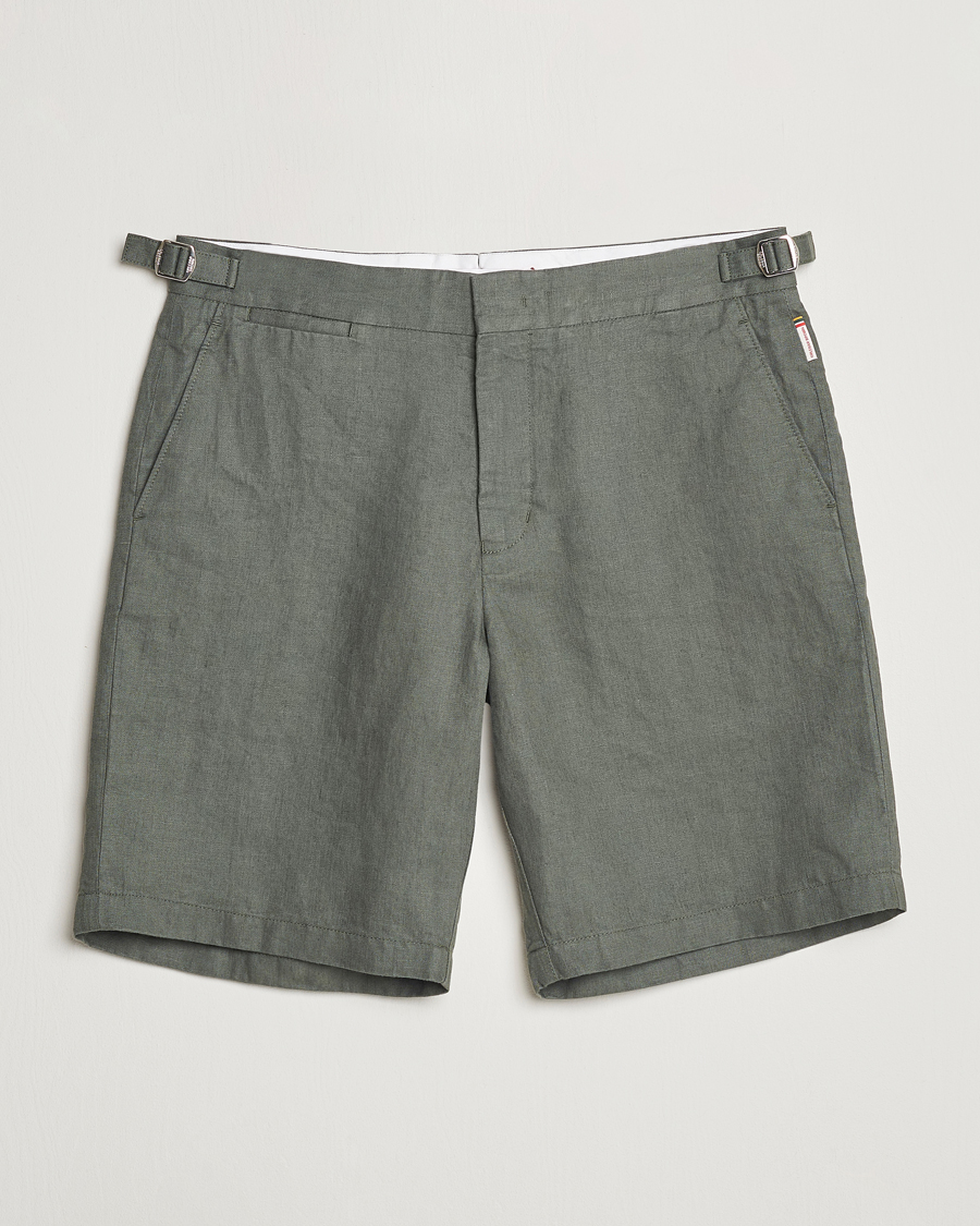 Herren | Shorts | Orlebar Brown | Norwich Linen Shorts Light Kombu