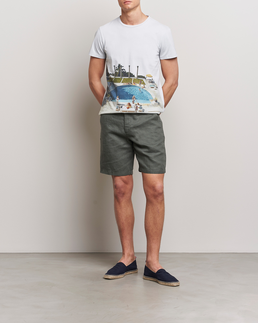 Herren | Shorts | Orlebar Brown | Norwich Linen Shorts Light Kombu