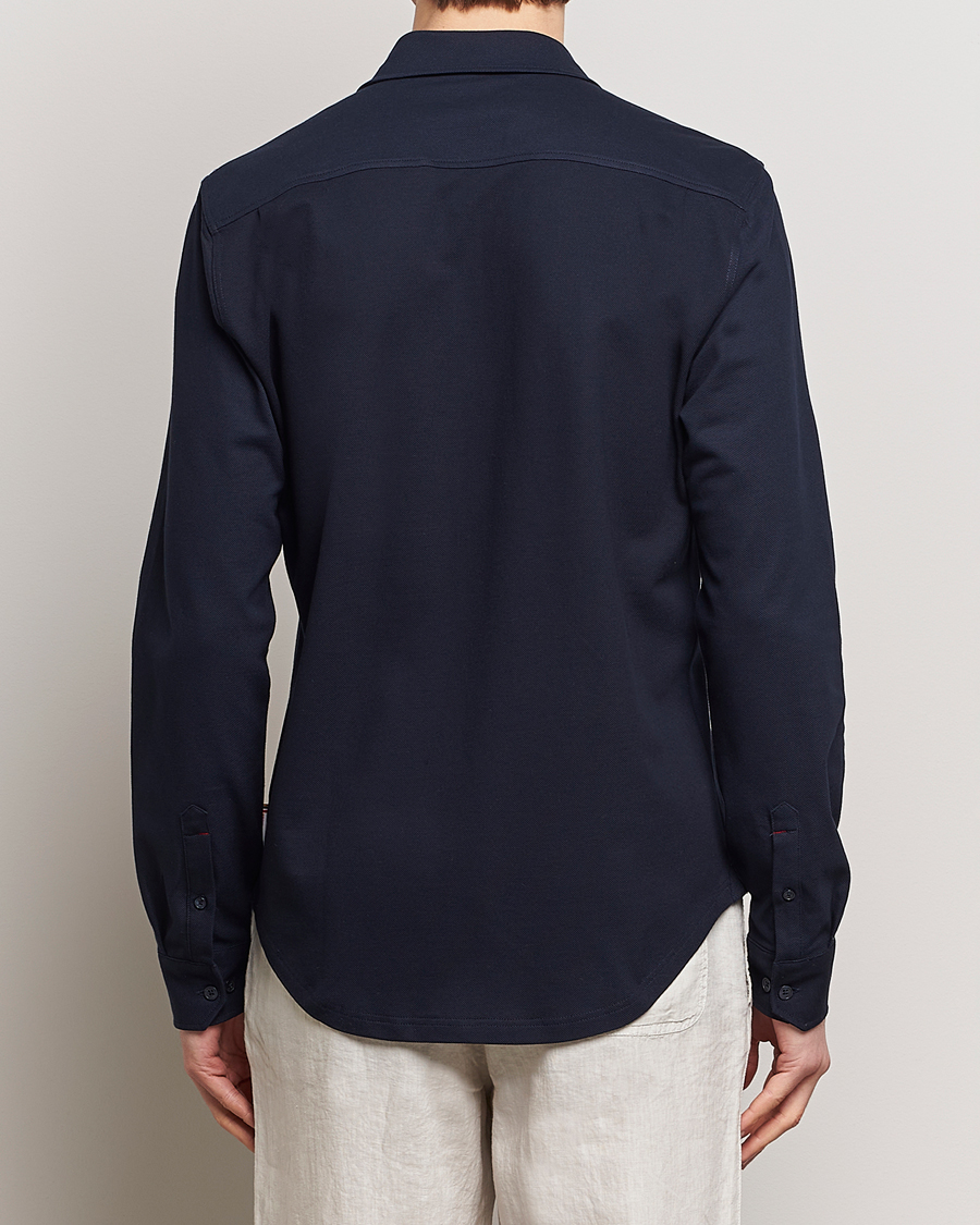 Herren | Hemden | Orlebar Brown | Giles Long Sleeve Pique Polo Night Iris