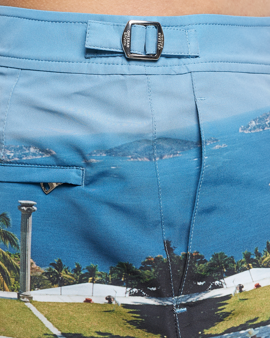 Herren | Badehosen | Orlebar Brown | Bulldog Slim Aarons Photo Swim Shorts Pacifico