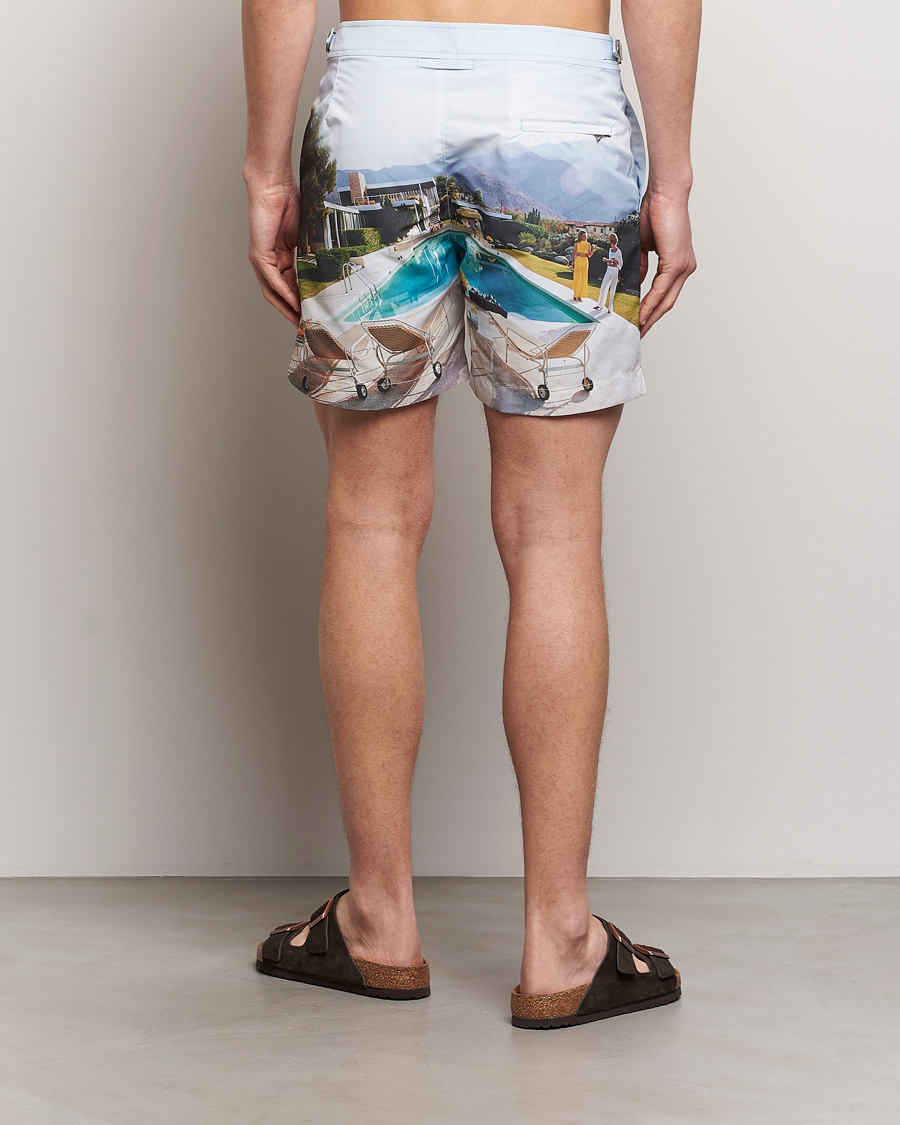 Herren | Badehosen | Orlebar Brown | Bulldog Slim Aarons Photo Swim Shorts Kaufmann Cocktail