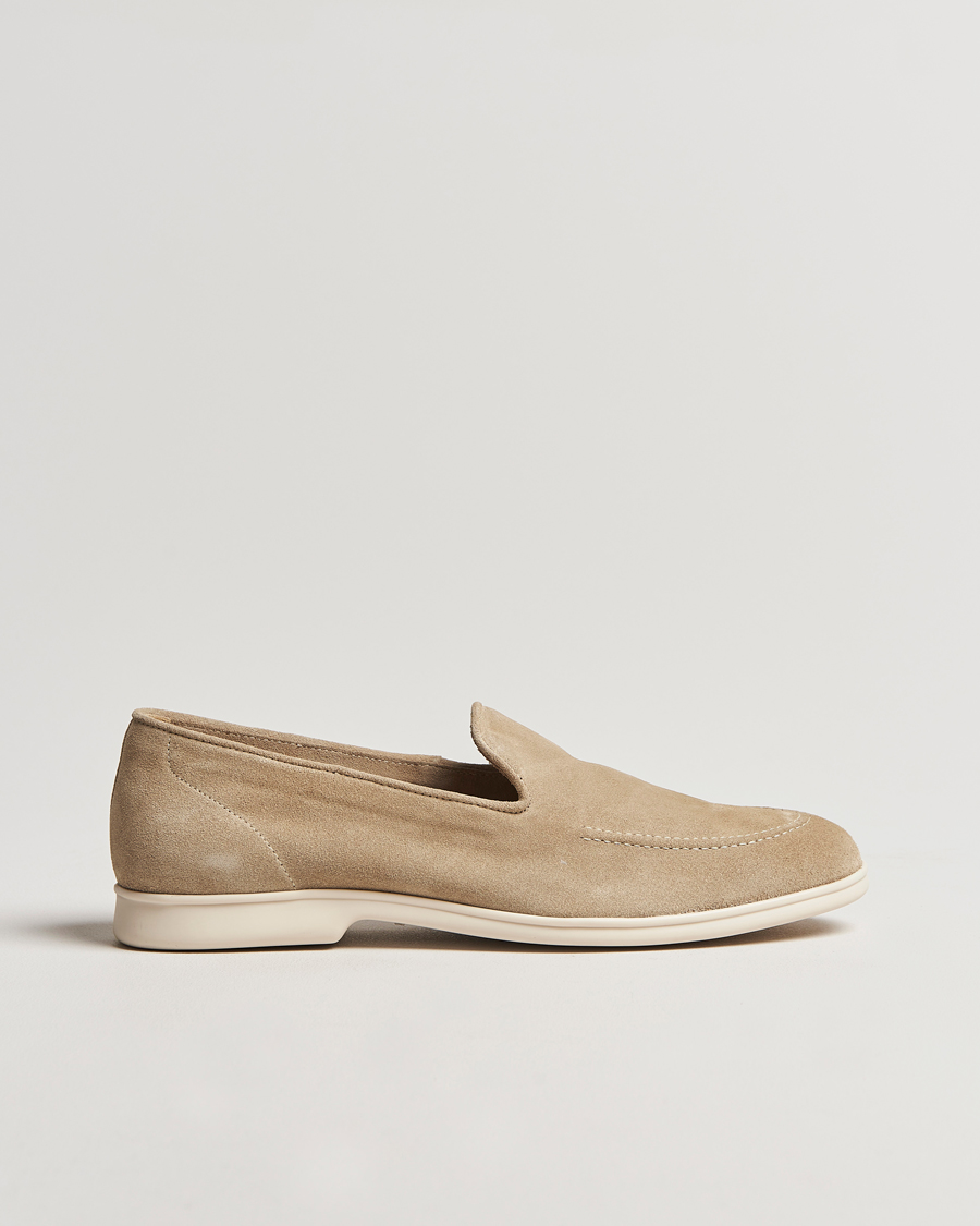 Herren | Myrqvist Brannö Loafers Sand Suede | Myrqvist | Brannö Loafers Sand Suede