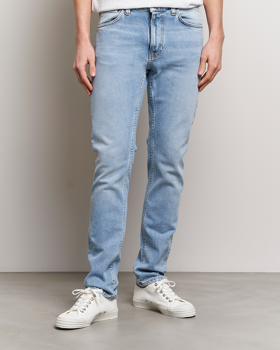Herren | Blaue jeans | Nudie Jeans | Lean Dean Jeans Warm Days Blue