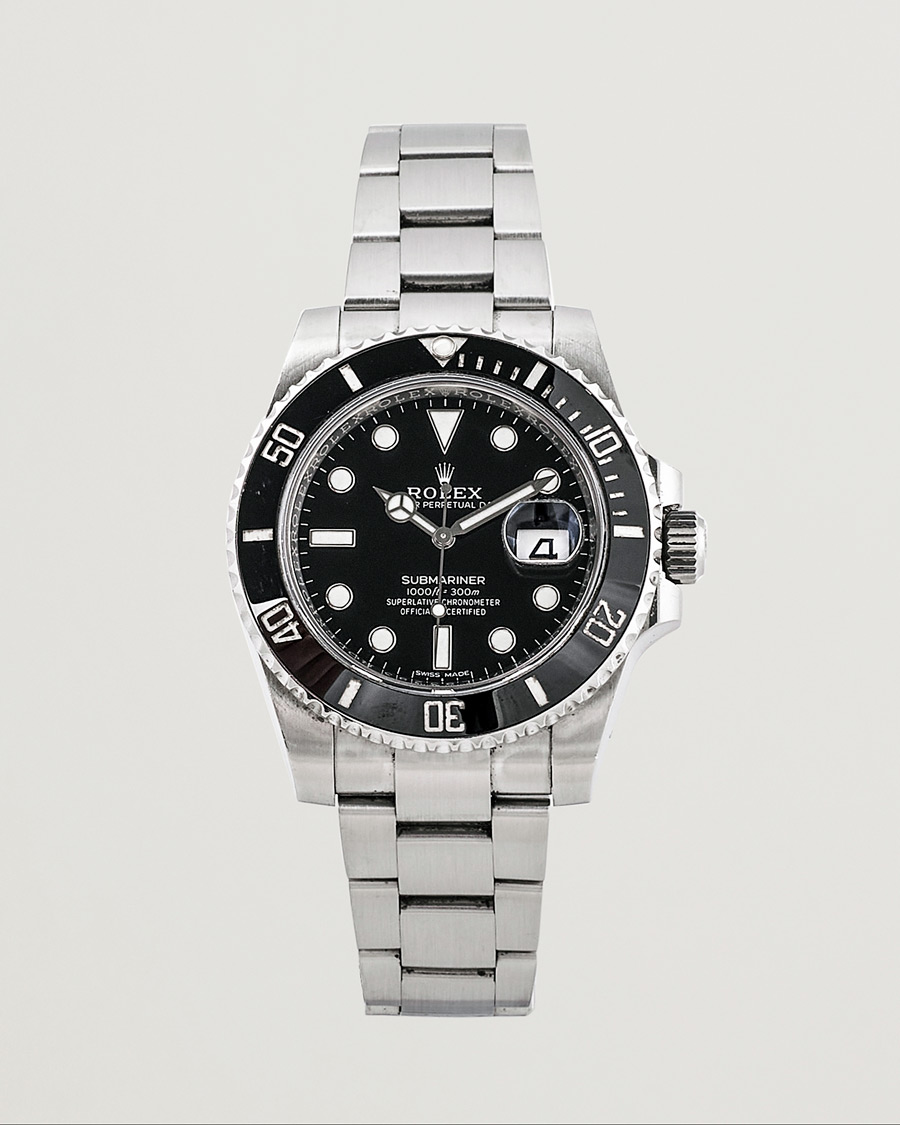 Herren | Rolex Pre-Owned Submariner 116610LN Oyster Perpetual Steel Black Silver | Rolex Pre-Owned | Submariner 116610LN Oyster Perpetual Steel Black Silver