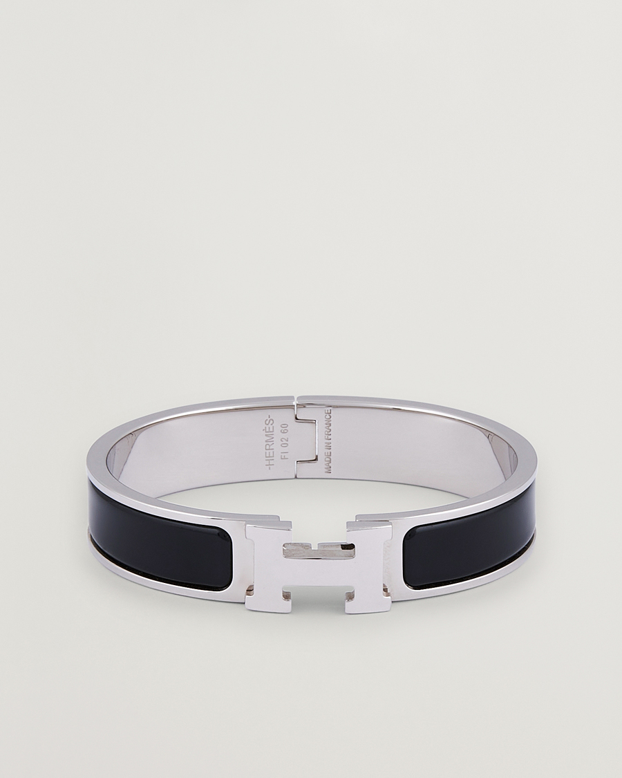 Herren | Hermès Pre-Owned Clic H Bracelet Black | Hermès Pre-Owned | Clic H Bracelet Black