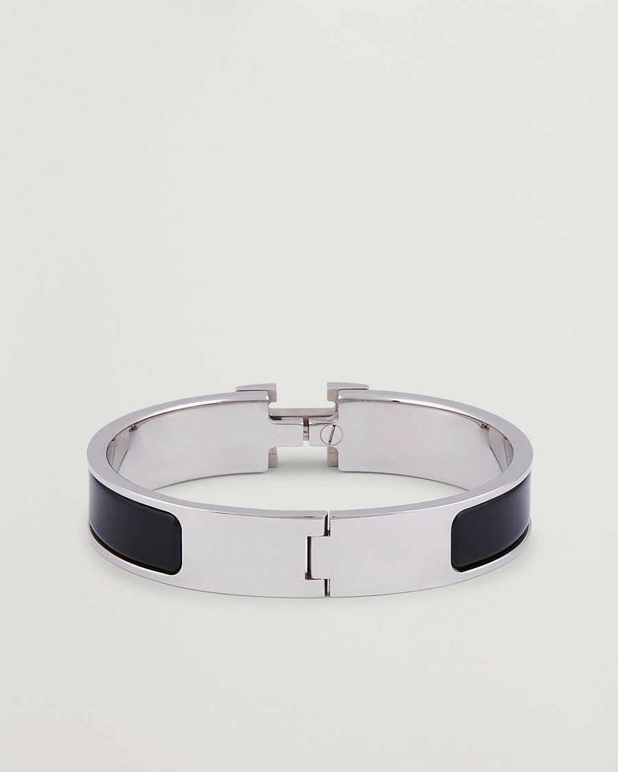 Herren | Hermès Pre-Owned Clic H Bracelet Black | Hermès Pre-Owned | Clic H Bracelet Black