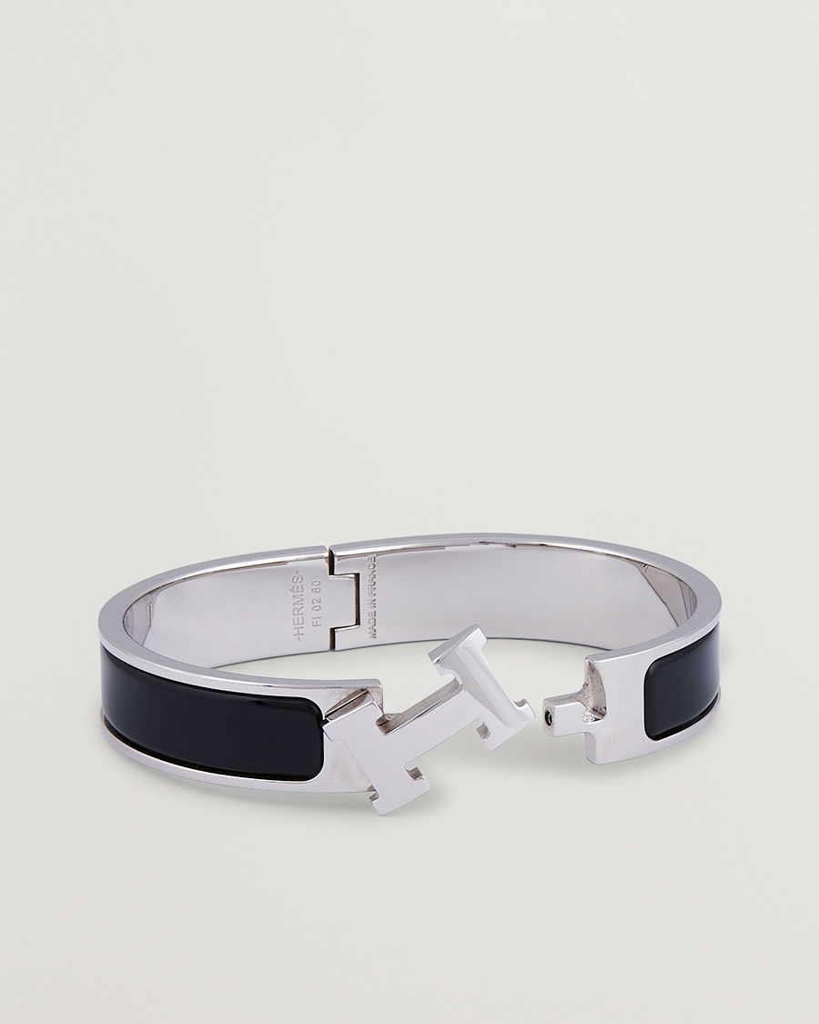 Herren | Hermès Pre-Owned Clic H Bracelet Black | Hermès Pre-Owned | Clic H Bracelet Black