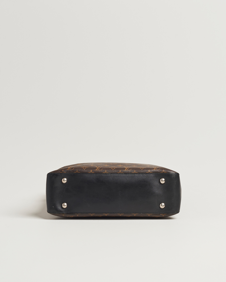 Herren | Louis Vuitton Pre-Owned Davis Tote Bag Macassar Monogram | Louis Vuitton Pre-Owned | Davis Tote Bag Macassar Monogram