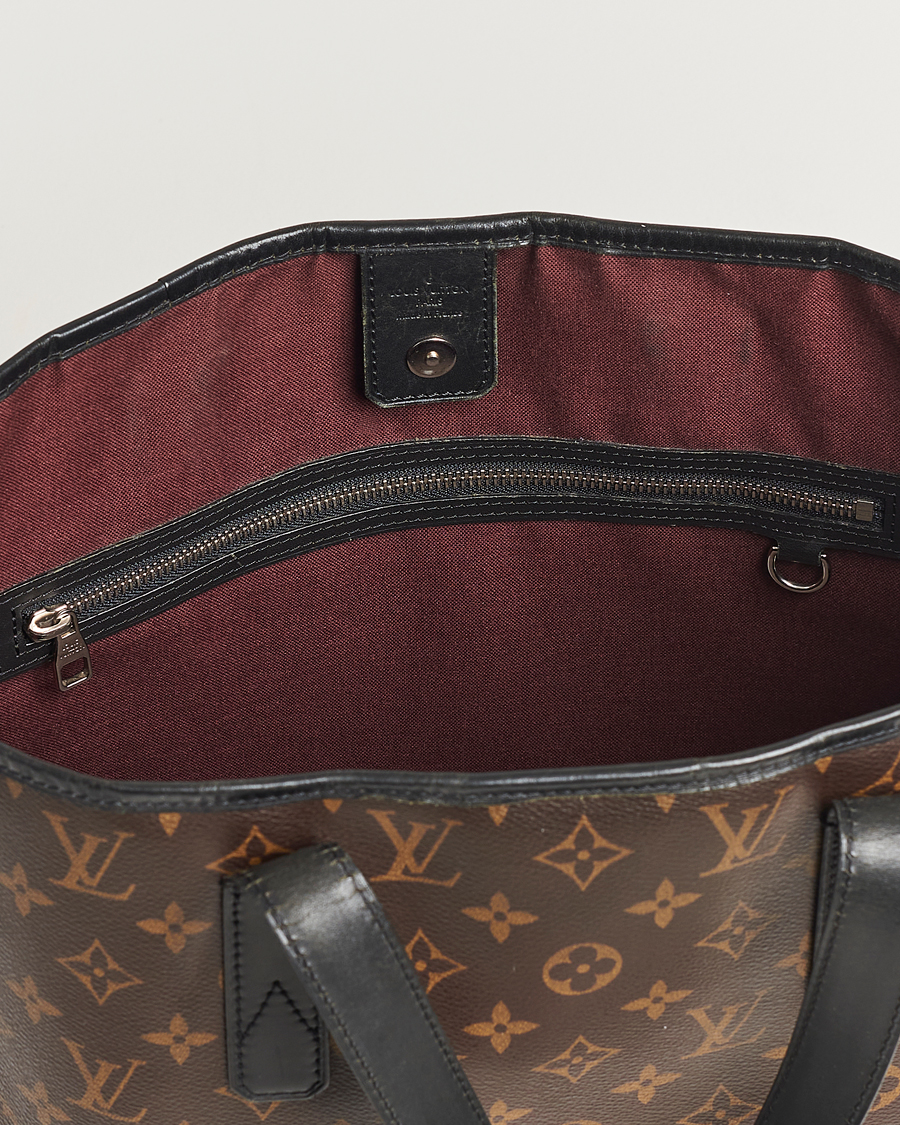 Herren | Louis Vuitton Pre-Owned Davis Tote Bag Macassar Monogram | Louis Vuitton Pre-Owned | Davis Tote Bag Macassar Monogram