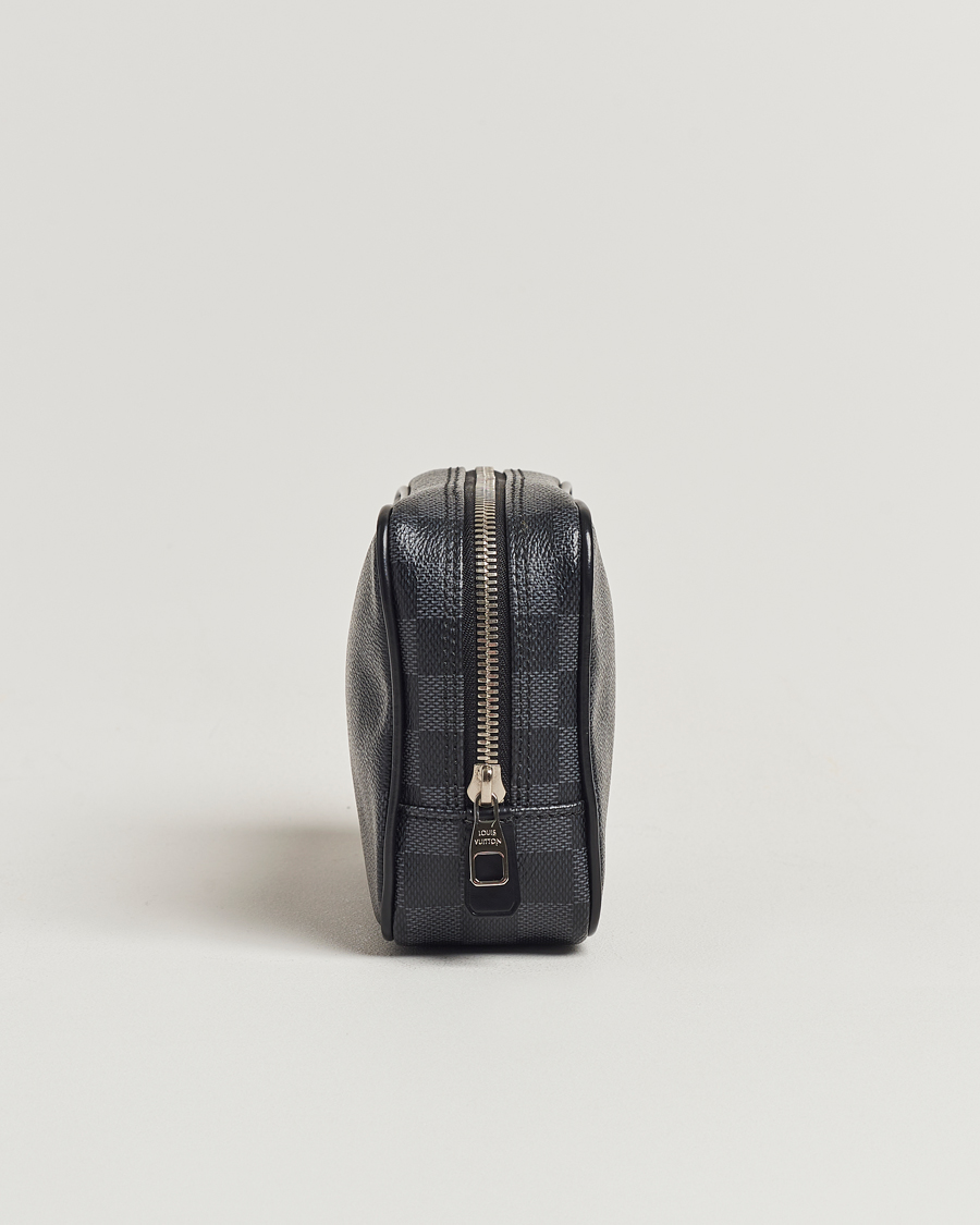 Herren | Louis Vuitton Pre-Owned Toilet Pouch PM Damier Graphite | Louis Vuitton Pre-Owned | Toilet Pouch PM Damier Graphite