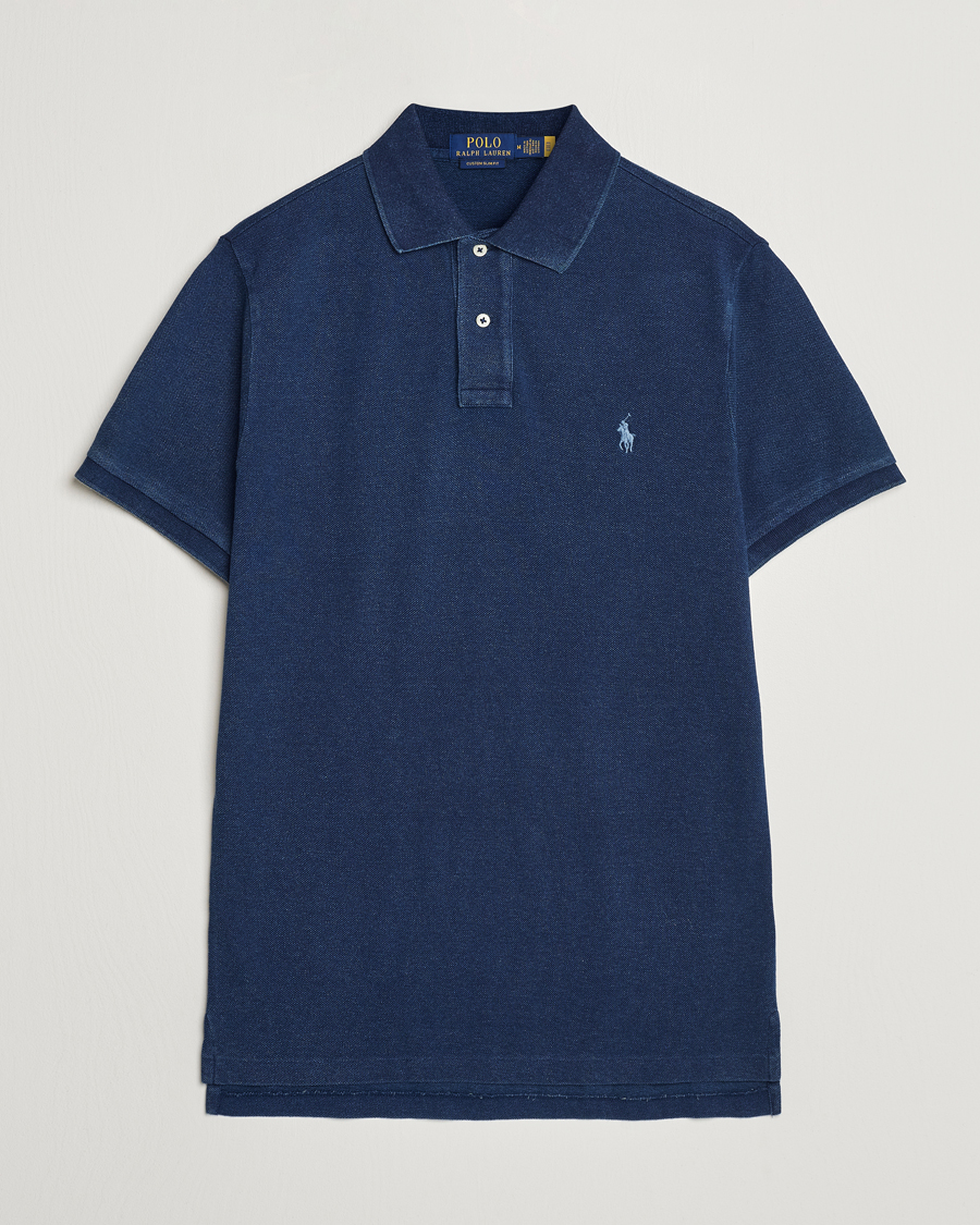 Herren | Poloshirts | Polo Ralph Lauren | Custom Slim Fit Polo Dark Indigo