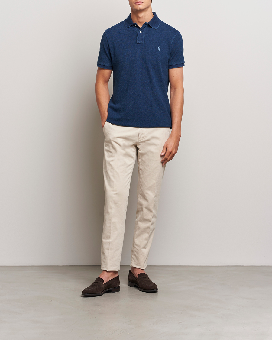Herren | Poloshirts | Polo Ralph Lauren | Custom Slim Fit Polo Dark Indigo