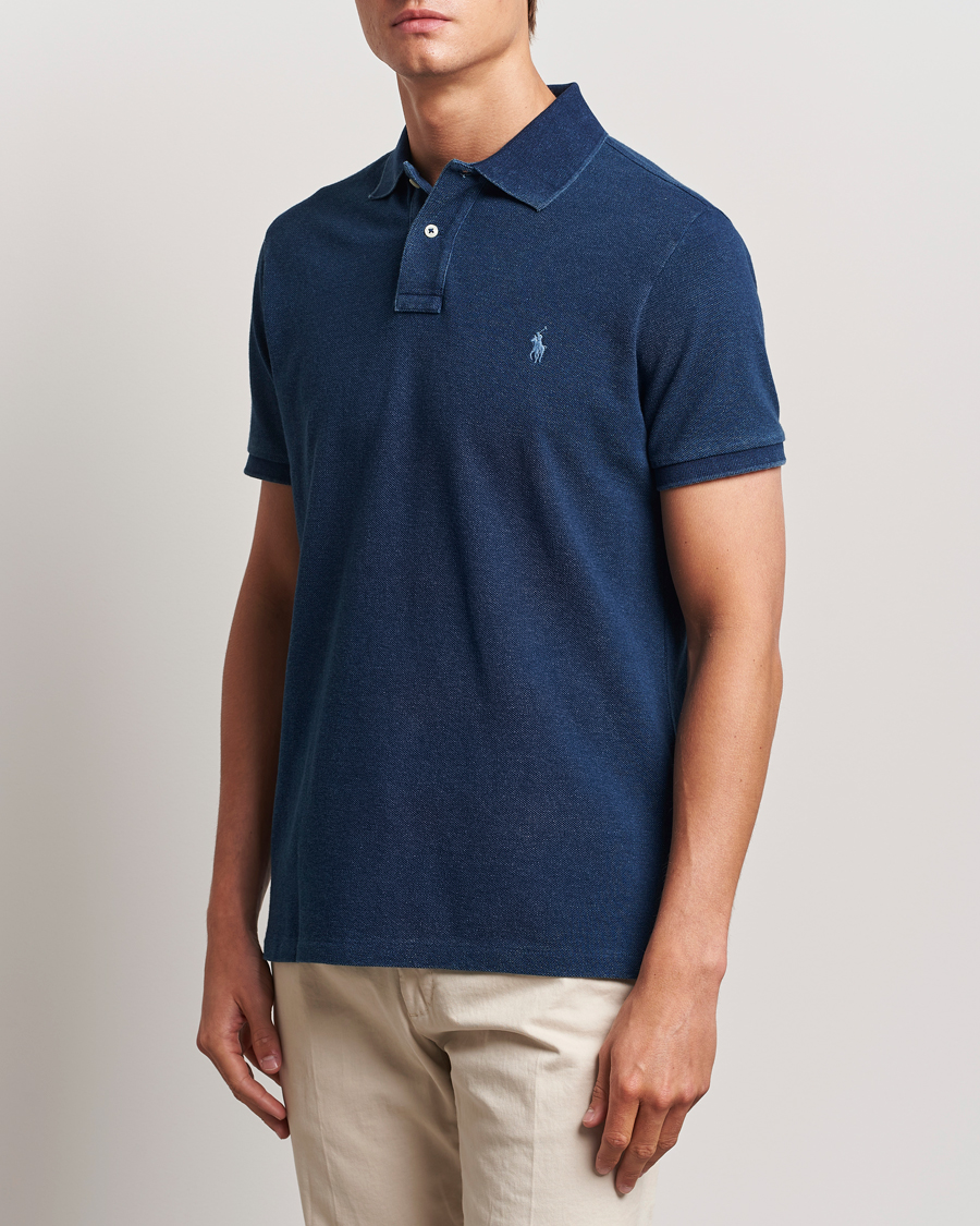 Herren | Poloshirts | Polo Ralph Lauren | Custom Slim Fit Polo Dark Indigo