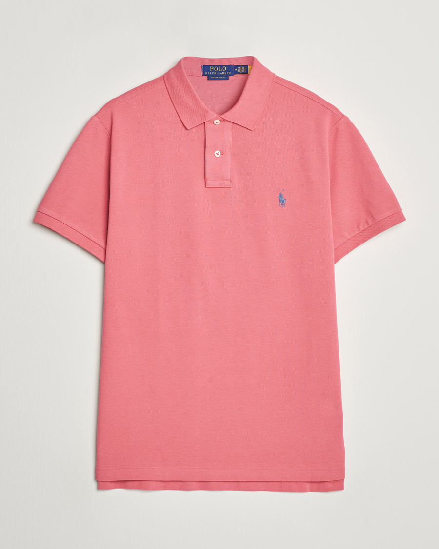 Herren | Poloshirts | Polo Ralph Lauren | Custom Slim Fit Polo Adirondack Red