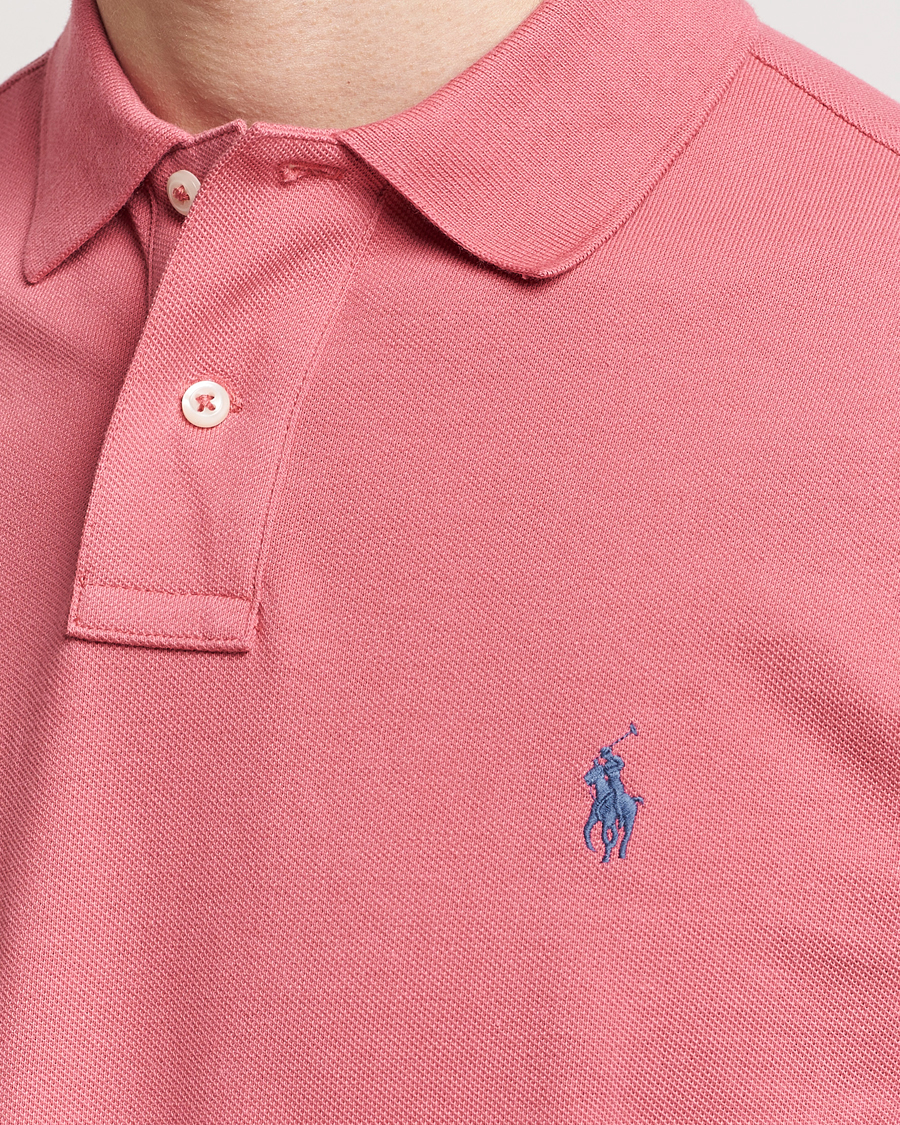Herren | Poloshirts | Polo Ralph Lauren | Custom Slim Fit Polo Adirondack Red