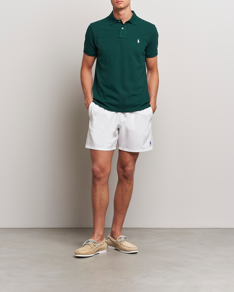 Herren | Poloshirts | Polo Ralph Lauren | Custom Slim Fit Polo Moss Agate