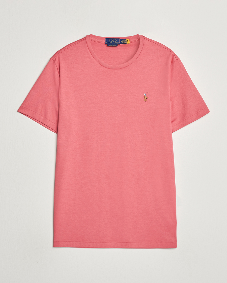 Herren | T-Shirts | Polo Ralph Lauren | Luxury Pima Cotton Crew Neck T-Shirt Adirondack Red