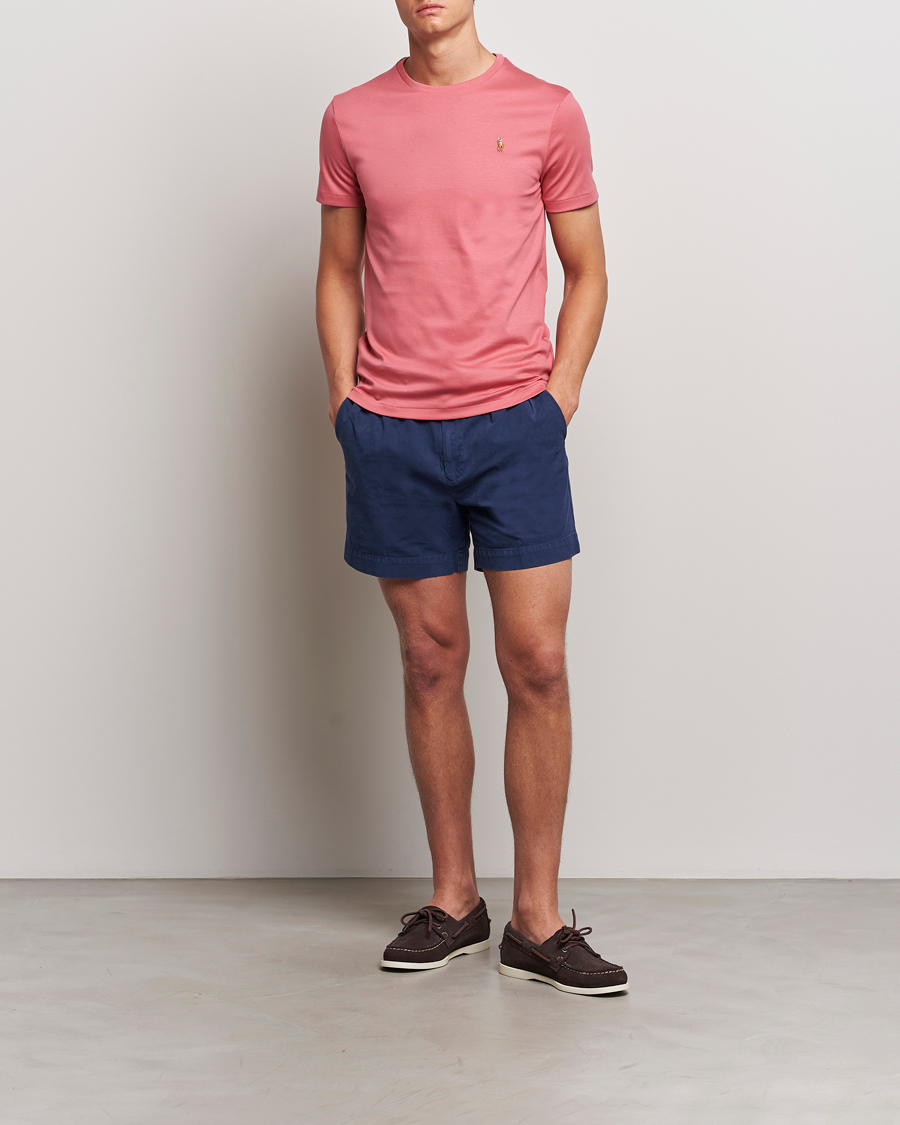 Herren | T-Shirts | Polo Ralph Lauren | Luxury Pima Cotton Crew Neck T-Shirt Adirondack Red