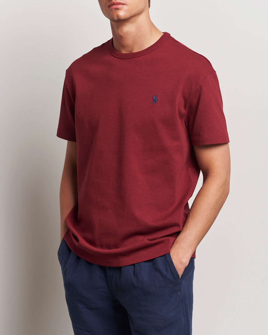 Herren | T-Shirts | Polo Ralph Lauren | Heavyweight Crew Neck T-Shirt Red Carpet
