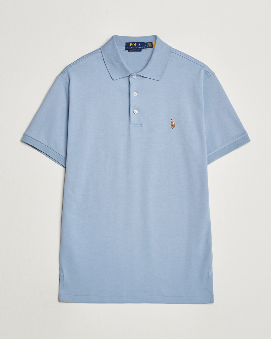 Herren | Poloshirts | Polo Ralph Lauren | Luxury Pima Cotton Polo Vessel Blue
