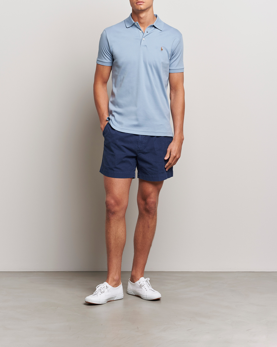 Herren | Poloshirts | Polo Ralph Lauren | Luxury Pima Cotton Polo Vessel Blue