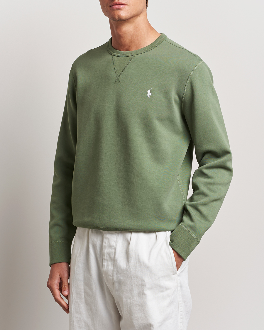Herren | Pullover | Polo Ralph Lauren | Tech Double Knit Crew Neck Sweatshirt Cargo Green
