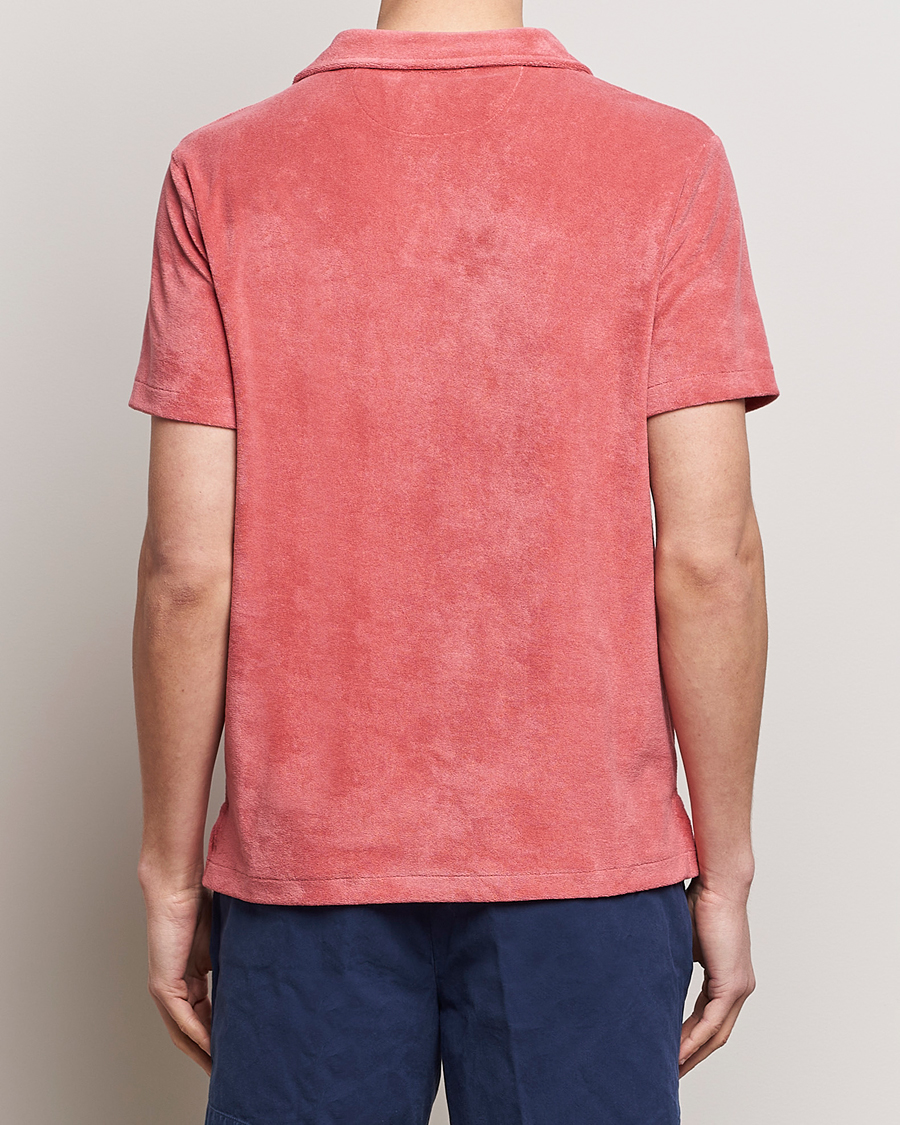 Herren | Poloshirts | Polo Ralph Lauren | Cotton Terry Open Collar Polo Adirondack Red