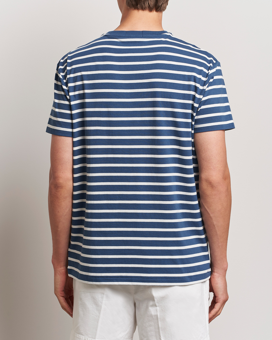 Herren | T-Shirts | Polo Ralph Lauren | Striped Crew Neck T-Shirt Clancy Blue/Nevis