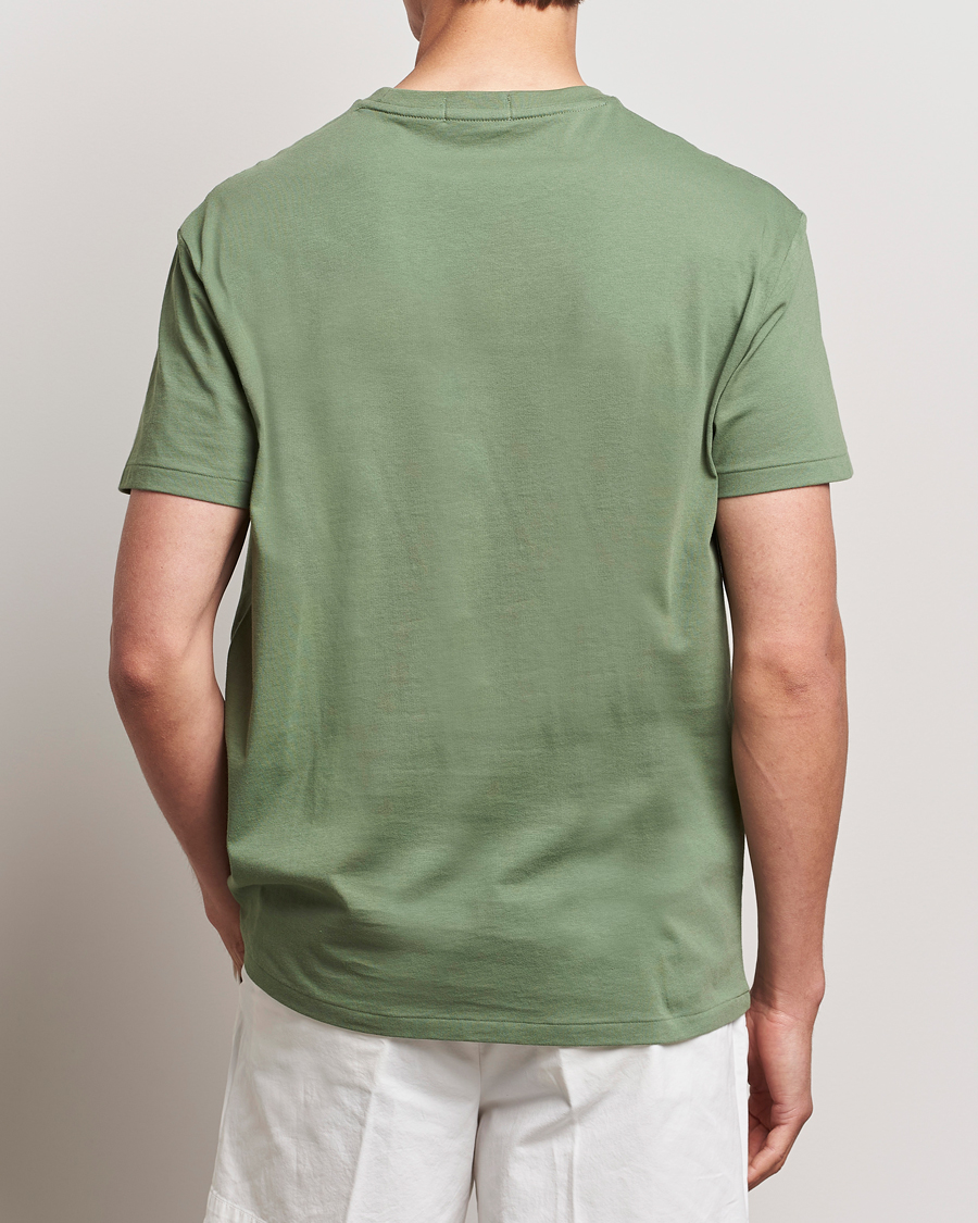 Herren | T-Shirts | Polo Ralph Lauren | Center Logo Crew Neck T-Shirt Cargo Green