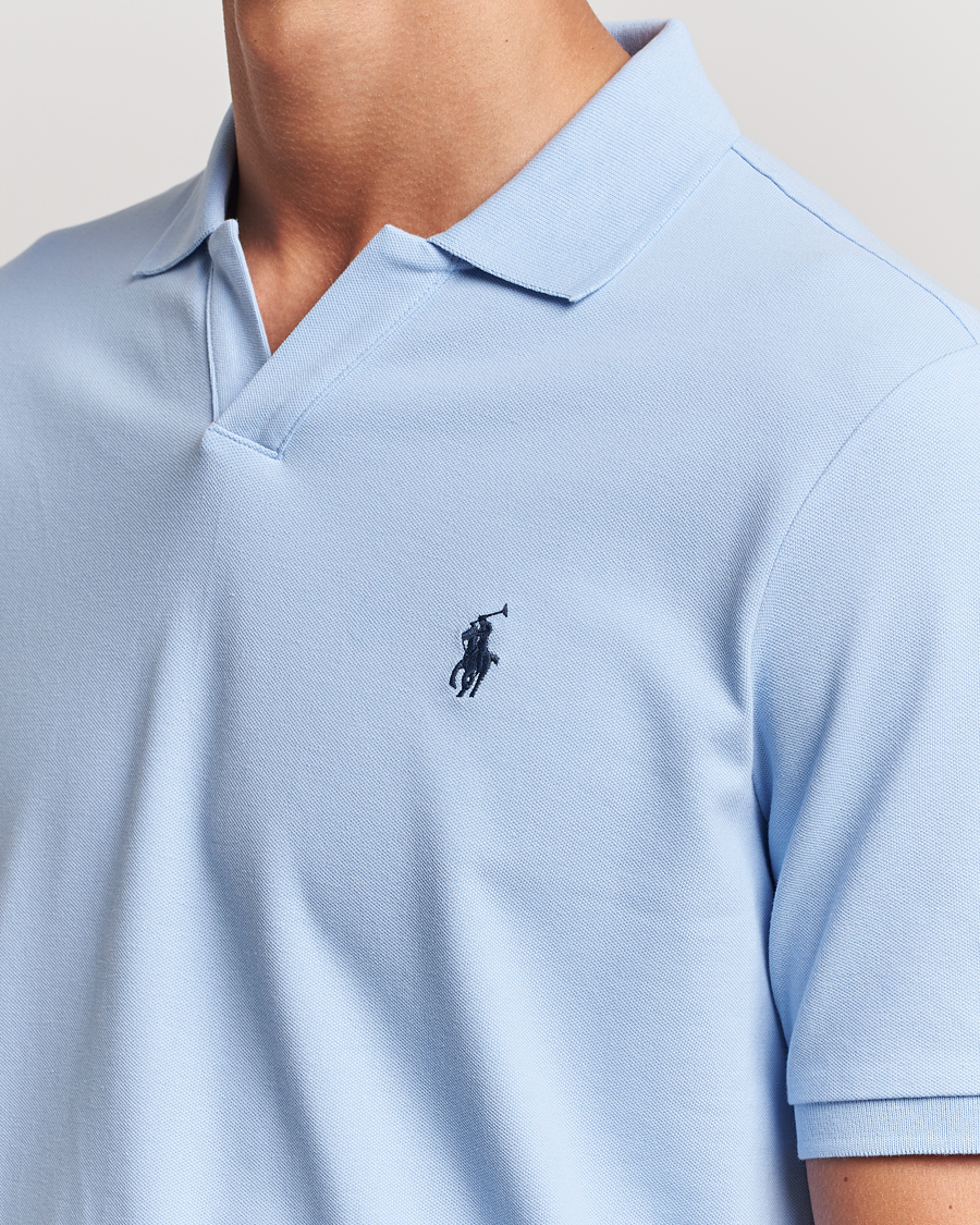 Herren | Poloshirts | Polo Ralph Lauren | Classic Fit Open Collar Polo Office Blue