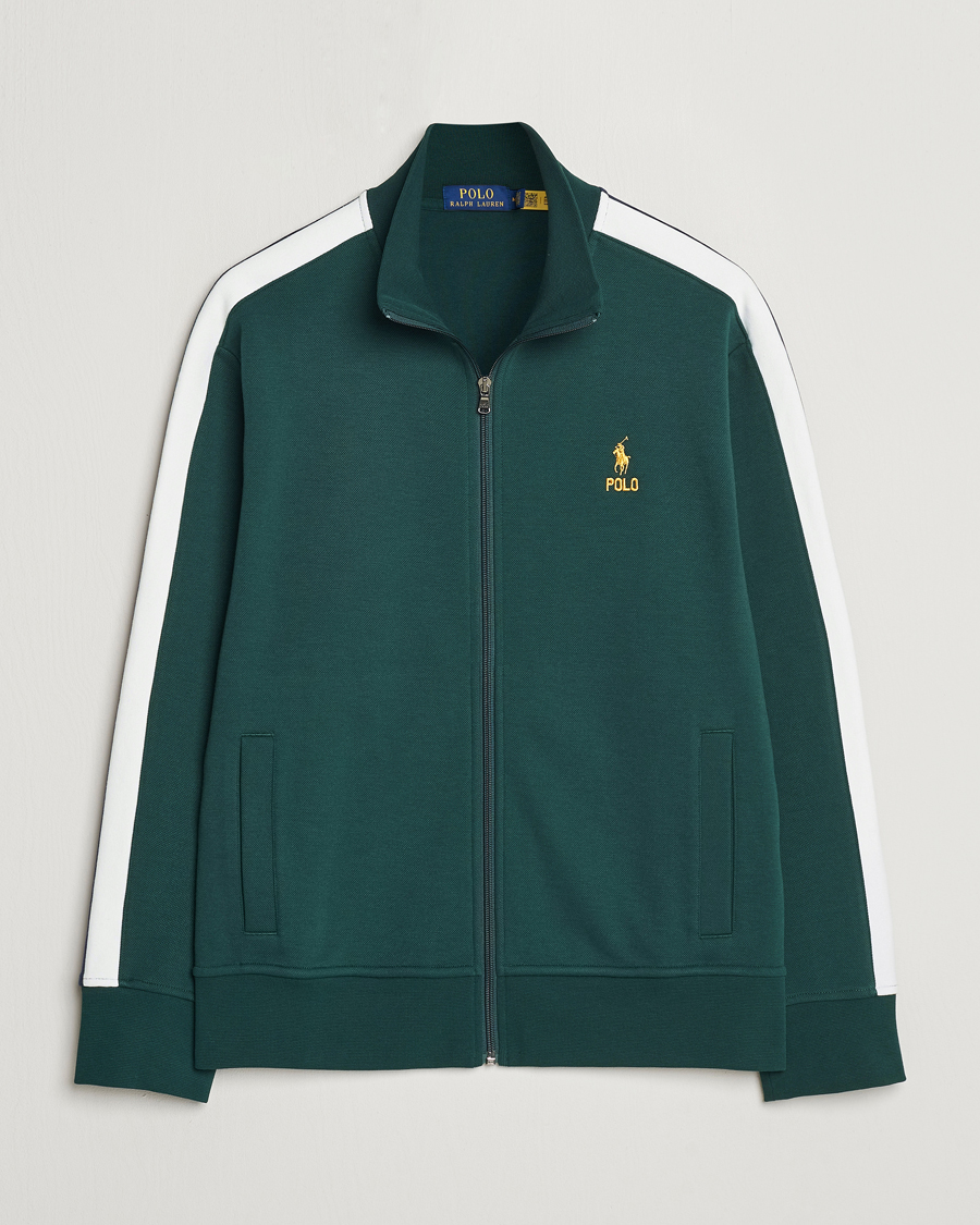 Herren | Pullover | Polo Ralph Lauren | Double Knit Taped Track Jacket Moss Agate
