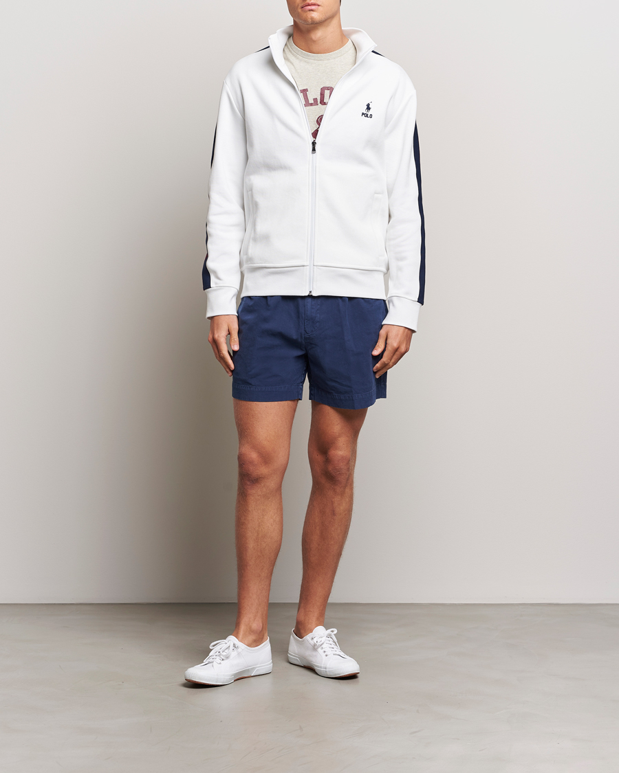 Herren | Pullover | Polo Ralph Lauren | Double Knit Taped Track Jacket White