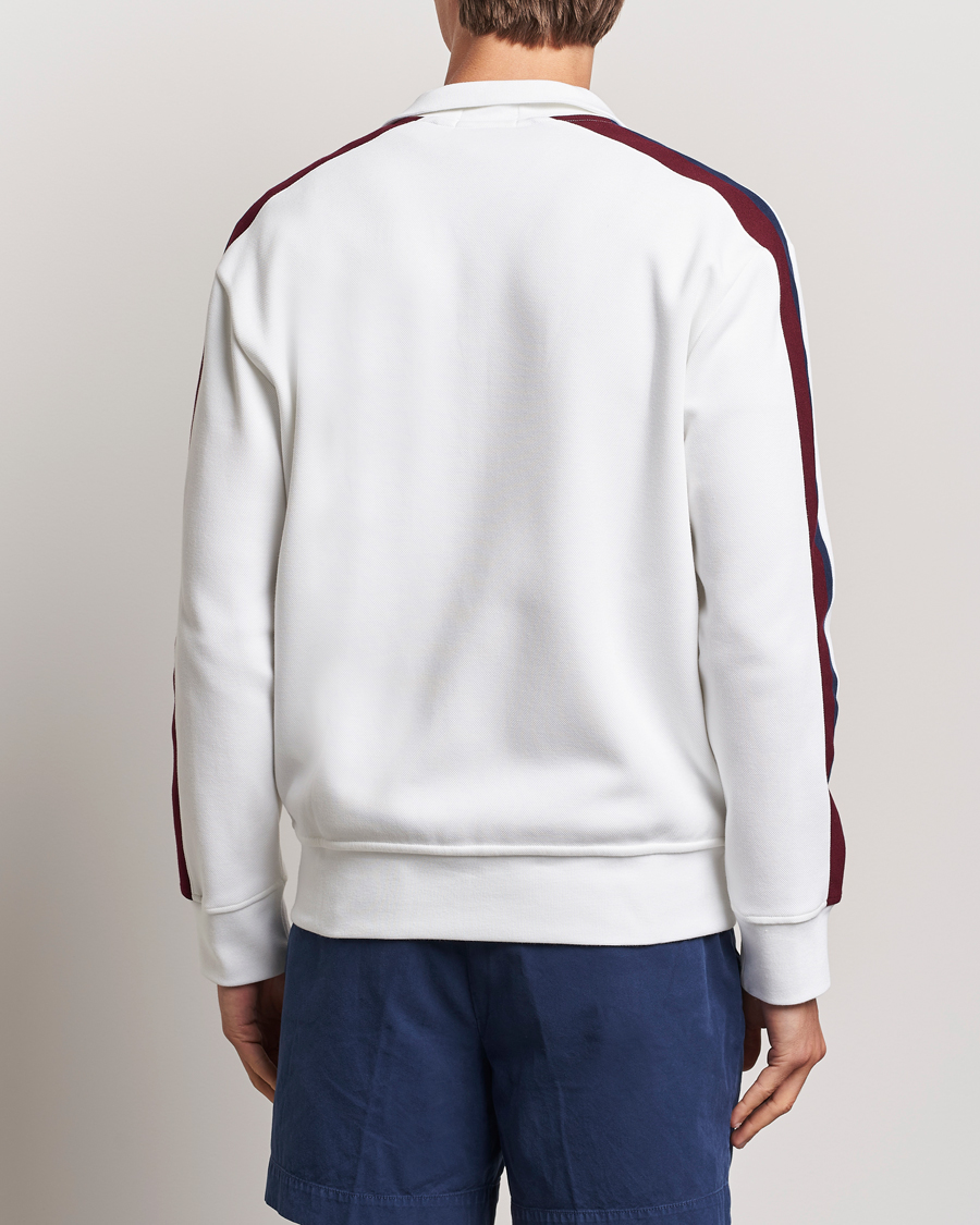 Herren | Pullover | Polo Ralph Lauren | Double Knit Taped Track Jacket White