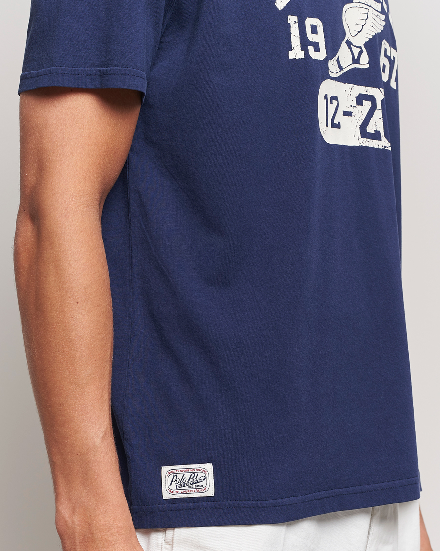 Herren | T-Shirts | Polo Ralph Lauren | Graphic Crew Neck T-Shirt Cruise Navy