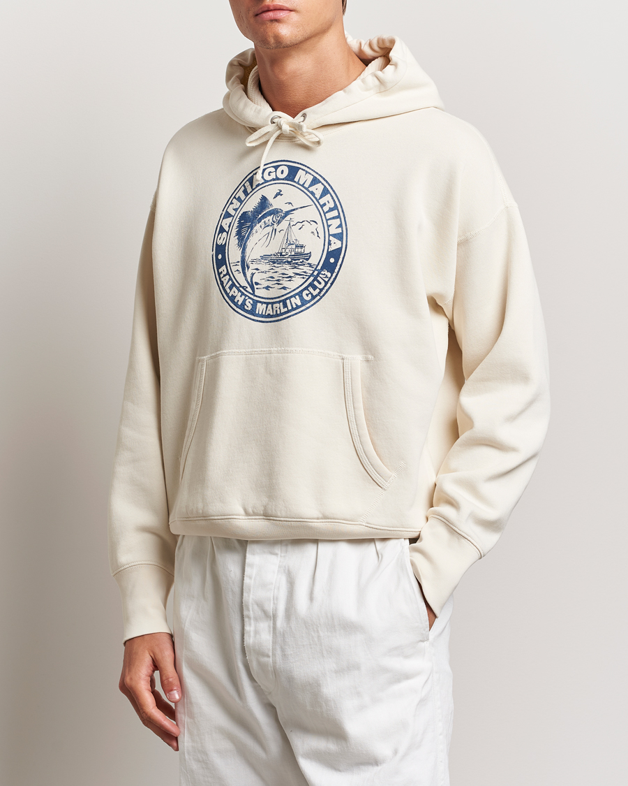 Herren | Pullover | Polo Ralph Lauren | Graphic Vintage Fleece Hoodie Herbal Milk