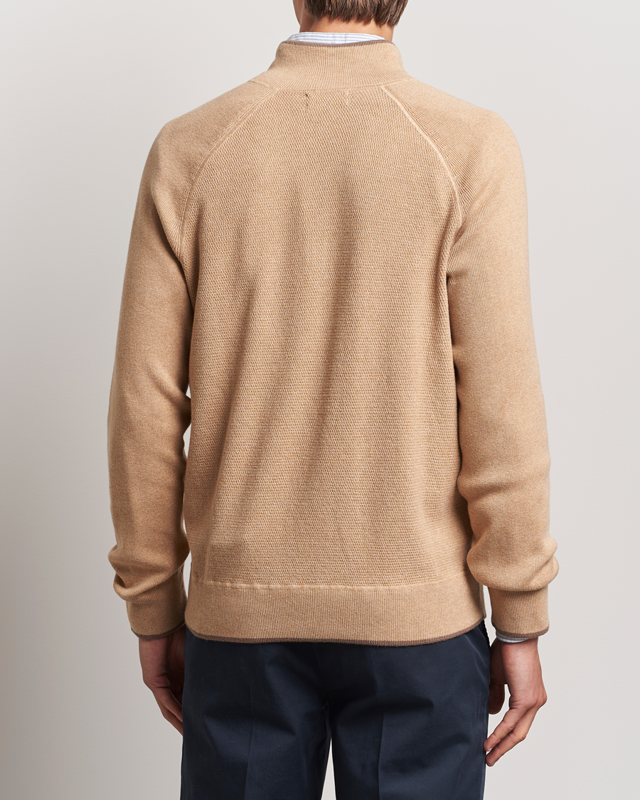 Herren | Pullover | Polo Ralph Lauren | Textured Full Zip Camel Melange