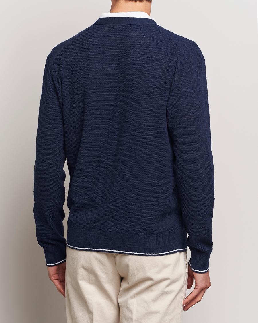Herren | Pullover | Polo Ralph Lauren | Textured Knitted Cardigan Bright Navy