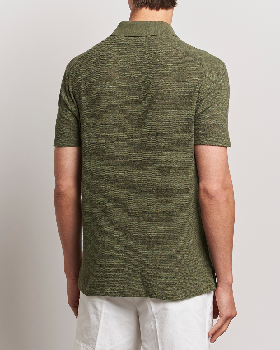 Herren | Hemden | Polo Ralph Lauren | Textured Knitted Short Sleeve Shirt Thermal Green