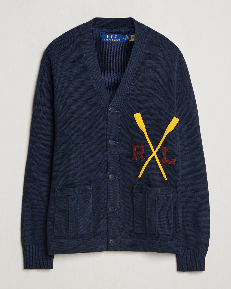 Herren | Pullover | Polo Ralph Lauren | RL Rowing Knitted Cardigan Aviator Navy
