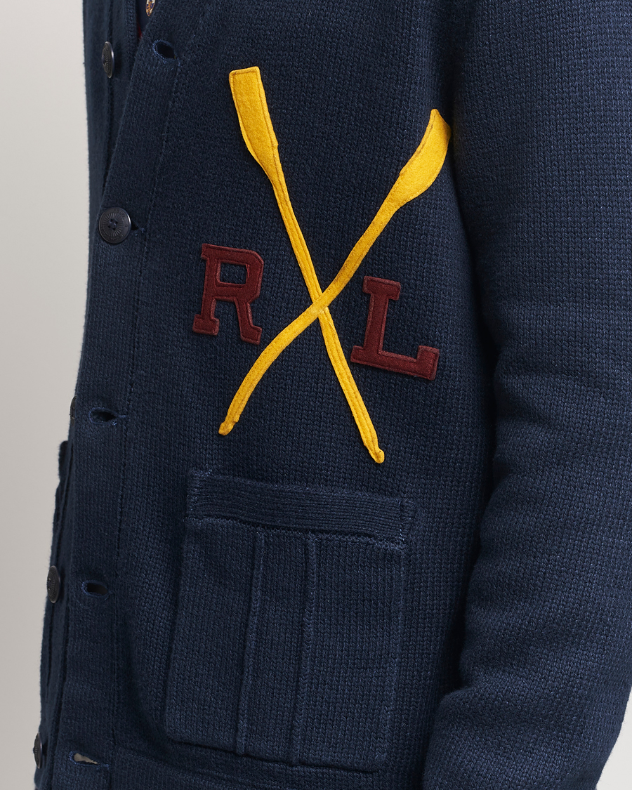 Herren | Pullover | Polo Ralph Lauren | RL Rowing Knitted Cardigan Aviator Navy