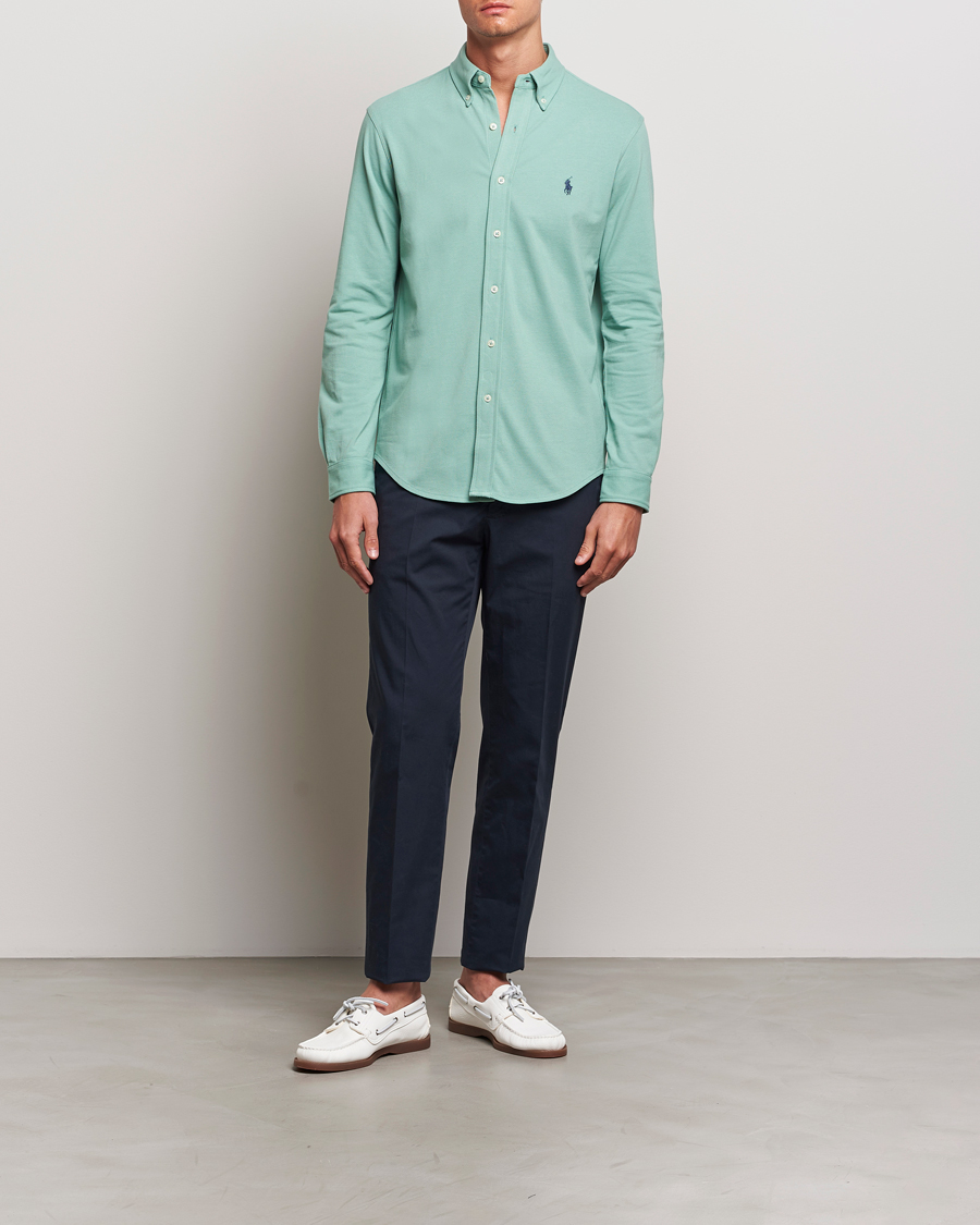 Herren | Hemden | Polo Ralph Lauren | Featherweight Mesh Shirt Faded Mint