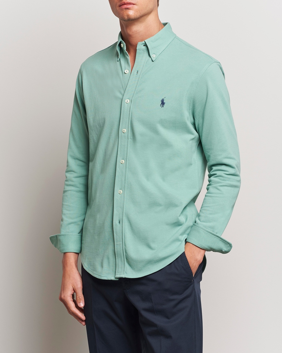 Herren | Hemden | Polo Ralph Lauren | Featherweight Mesh Shirt Faded Mint