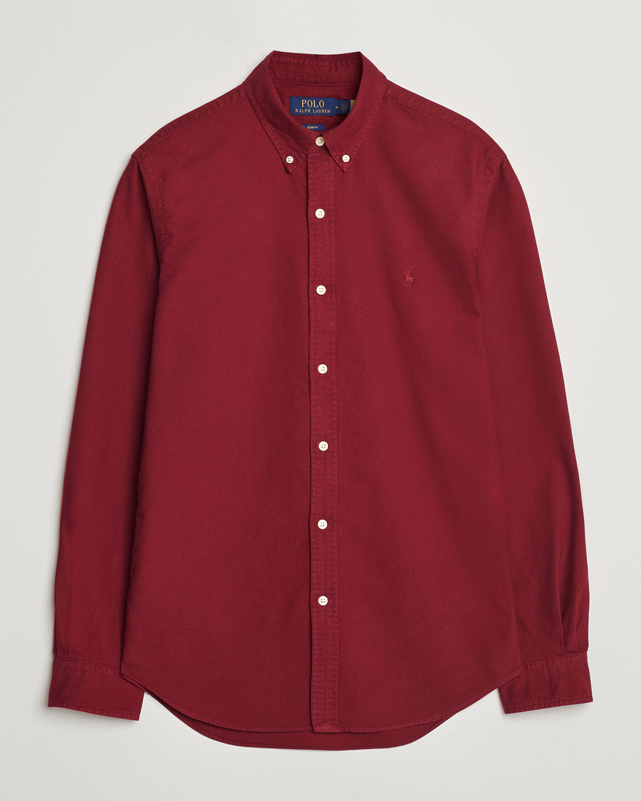Herren | Hemden | Polo Ralph Lauren | Slim Fit Garment Dyed Oxford Red Carpet
